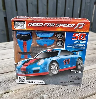 Mega Bloks Need For Speed Porche 911 GT3 RS (95789) Brand New & Sealed • £19.99