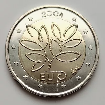 Finland 2 Euro 2004 EU Enlargement AUNC-XF (#1407) • $52.15