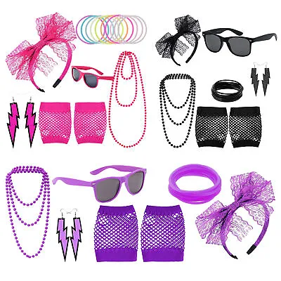 80s Costumes For Women 80s Fancy Dress Costume Accessories Party Fancy Dress • $13.68