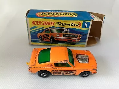 Matchbox Superfast No  8 Wild Cat Dragster In Fair Condition • $18.94