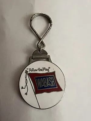 Wabash Follow The Flag Railroad Train Watch Fob Keychain • $15