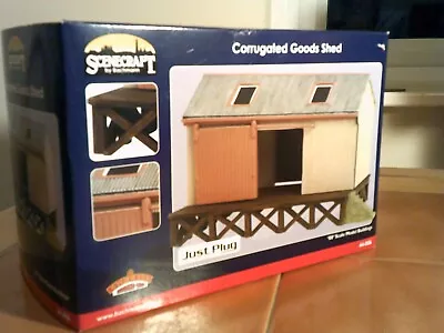 44-006 Bachmann Scenecraft Corrugated Goods Shed • $34.99