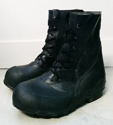Hood USMC US Military Extreme Cold Vapor Barrier Mickey Mouse Boots Black 9 EE • $39.99