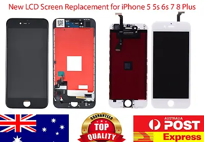 $22.99 • Buy New High Quality LCD Touch Screen Replacement For IPhone 5 5c 5SE 6 6s 7 8 Plus