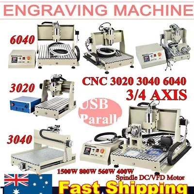 3axis/4axis Cnc 6090/6040/3040  Router Engraver Desktop Mill/drilling Machine • $2915