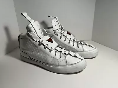 Original K1X Patrick Mohr MK7 Leather White Sneakers Size US 11.5 / UK 10.5 • $149