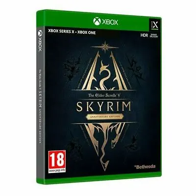 The Elder Scrolls V Skyrim Anniversary Edition Microsoft XBox One Series X New  • £32.89