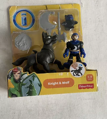 Imaginext Fisher Price Castle Knight And Horse Action Figure & Accessories Rare • £25