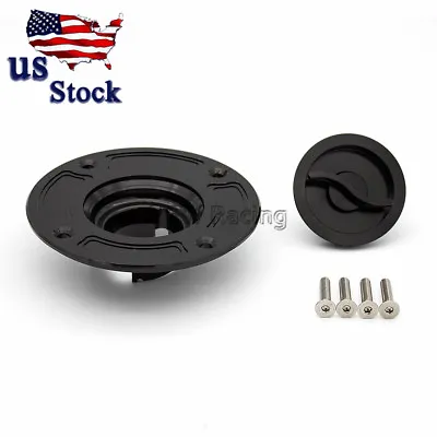 US CNC Keyless Fuel Gas Tank Cap For Suzuki GSX600F 98-01 GSXR750 91-03 Black • $22.49