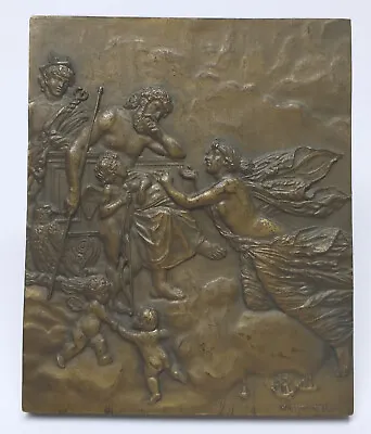 MYTHOLOGY/ OLYMPIC GODS JUPITER & VENUS/ DISCOVERIES CAMÕES LUSIADS Bronze Medal • £63.92