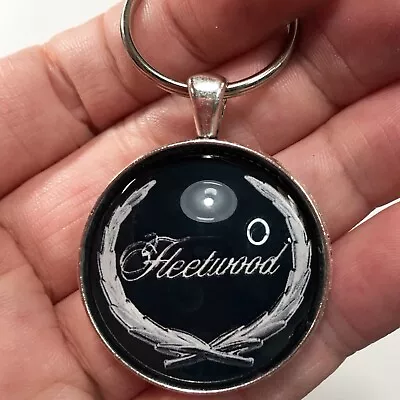 Cadillac Fleetwood Wreath Crest Chrome Badge Emblem Reproduction Keychain • $22.19