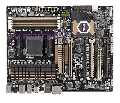 £139 • Buy Asus SABERTOOTH 990FX R2.0 Motherboard Socket AM3+ AMD 990FX DDR3 USB3.0 ATX