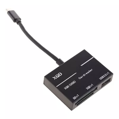 XQD Card Reader USB3.0 Type C Card Adapter Read 3 Cards For XQD Sony-G Series • $32.71