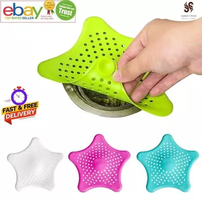 £1.79 • Buy Bathroom Hair Trap Shower Bath Plug Hole Waste Catcher Stopper Drain Sink Filter