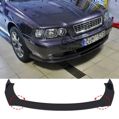 Black Front Bumper Lip Splitter Spoiler Body Kit For Volvo S40 / V40 Facelift • $59.28