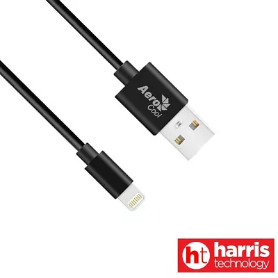 Aerocool Premium MFI 8-Pin Fast To USB Cable 1m (Black) • $26.34