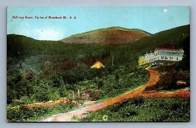 Postcard Vtg New Hampshire Half Way House Tip Top Monadnock Mountain • $5