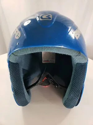 BIEFFE Racing Ski Snowboard Helmet Small 56-57 M BLUE Chin Strap Made In Italy • $33.95
