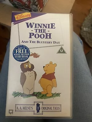 Winnie The Pooh AND THE BLUSTERY DAY VHS • $27.99