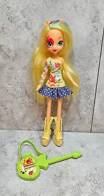 My Little Pony Equestria Girls Rainbow Rocks Applejack With Stamp Shoes & Guitar • £11.99