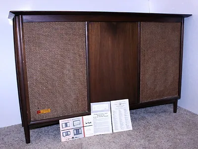 Voice Of Music VM # 816-3 Mid Century Modern AM/FM Stereo Tube Console + Manual • $749