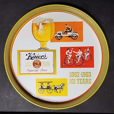 KAIER'S BEER TRAY.1862-1963. Chas Kaier Co. Mahanoy City Pa Exc Cond SEE PICS  • $36