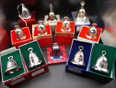 Reed & Barton Silver Bell Collection 12 Bells (3 Are Musical) • $84.99