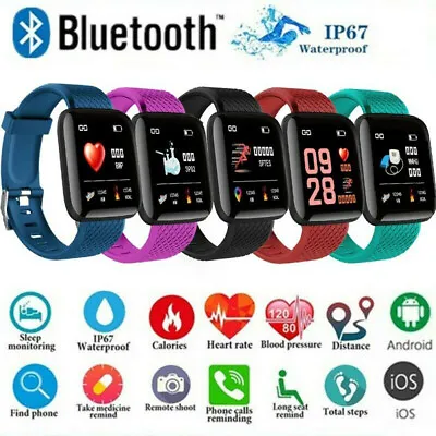 $10.99 • Buy Smart Watch Band Sport Activity Fitness Tracker For Kids Fit Bit Android IOS HGD