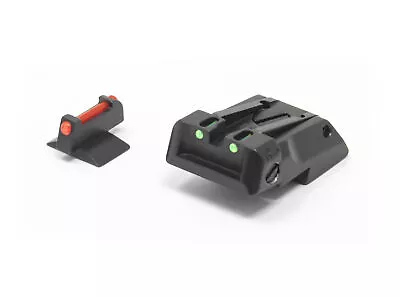 1911 Standard Dovetail - Fiber Optic Adjustable Sight Set Contour Front Sight • $147.95