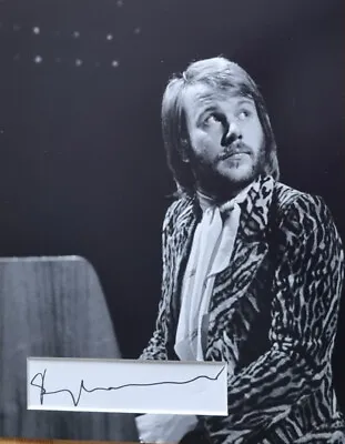 BENNY ANDERSSON Signed 14x11 Photo Display ABBA COA • £149.99