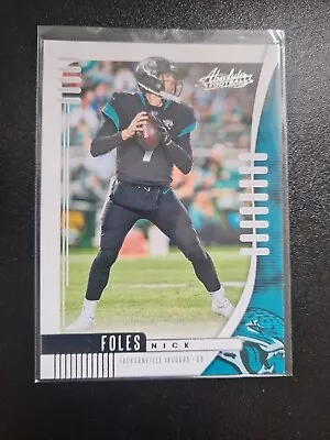 2019 PANINI  Absolute  JAGUARS Nick Foles #35 • £0.86