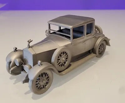 Danbury Mint Classic Rolls Royce Motor Car 1928 Doctors Coupe- 1/43 Model Pewter • £25