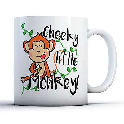 Cheeky Little Monkey! - Children Animal Gift Mug • £9.99