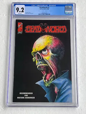 Dead World #1 Cgc 9.2 Nm- Arrow Comics 1986 Wp Horror Zombie Skull Mature • $60