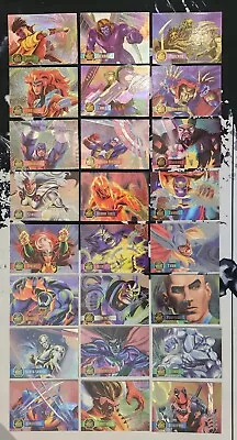 1995 Flair Marvel Annual - Power Blast - Complete (24 Cards) Set - Mint! • $12.50