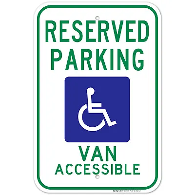 $89.99 • Buy Michigan Handicap Parking Sign, Reserved Parking Van Accessible,