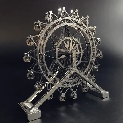 IRON STAR Stainless Steel Puzzle Sets Metal 3D London Eye Assembly Model • £9.99