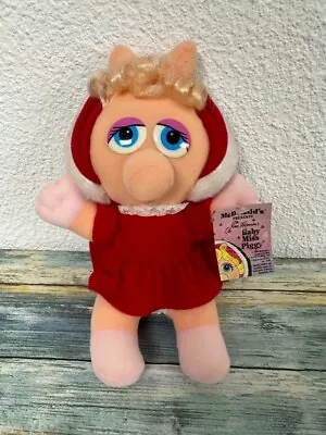 Miss Piggy McDonalds 9 In Plush - Muppet Babies Christmas 1988 Vintage W/ Tags • $14