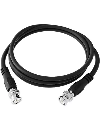 7m 50 Ohm RG58 BNC Male To BNC Male Coaxial Cable TV RF CCTV SMA AKORD • £8