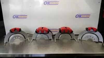 01 Chevy Corvette C5 Z06 Brake Caliper Set Pair Front And Rear Red • $425