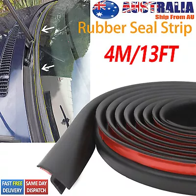 4M H-Shape Car Window Seal Strip Weather Windshield Back Glass Door Molding Trim • $12.62