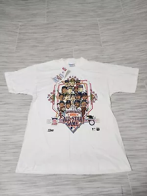 Vtg 1992 Salem Sportswear MLB All Star Game Shirt NWT Caricature Mens L • $249.99