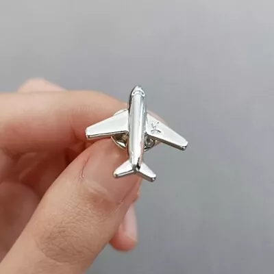 Fashion Small Enamel Cartoon Airplane Plane Brooch Pin Collar Women Men Gift • $0.86
