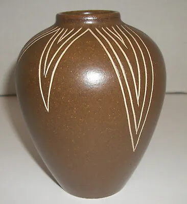 1950's Humlebaek Keramik Denmark Scandinavian Mid Century Modern Pottery Vase • $42.95