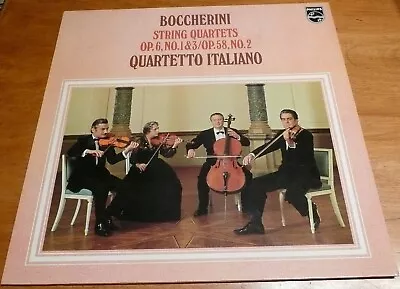 Boccherini   String Quartets    Quartetto Italiano    Philips 9500 305    LP • $14.99