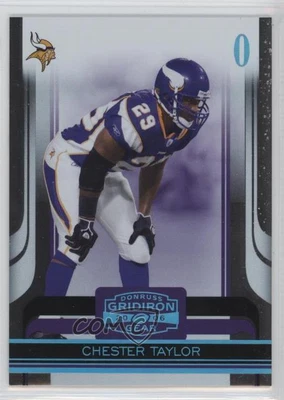 $3.69 • Buy 2006 Donruss Gridiron Gear Platinum O's /25 Chester Taylor #60