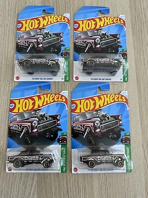 Hot Wheels New 55 Chevy Bel Air Gasser H Case 2024 Lot Of 4 • $18