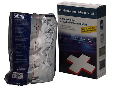 HOLTHAUS MEDICAL Refill Set Aid Kit Din 13 164 For Car First Aid • £11.03