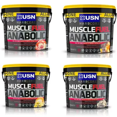 £69.99 • Buy USN Muscle Fuel Anabolic All In One Muscle Mass Gainer Protein Powder 4Kg