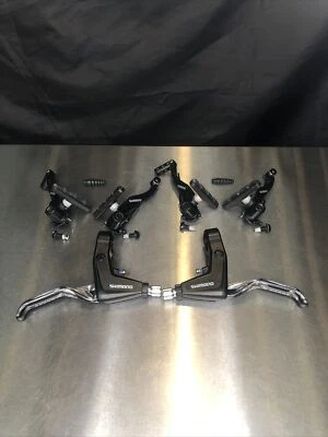 $79 • Buy Shimano V Brake Full Set BR-T4000 BR-T Levers Front And Rear Black NEW Free Ship